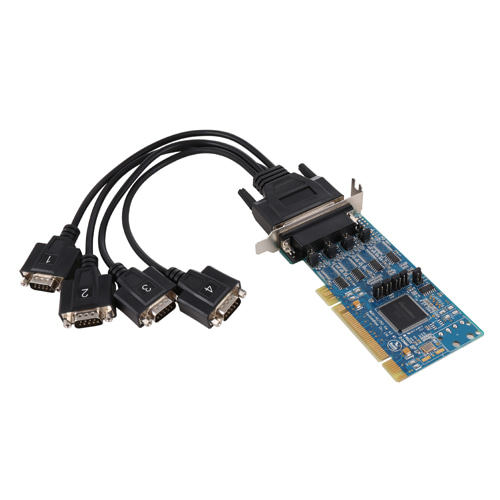 Systembase 시스템베이스 Multi-4C/LPCI COMBO 케이블 4포트 RS422/RS485 PCI 시리얼 통신 카드