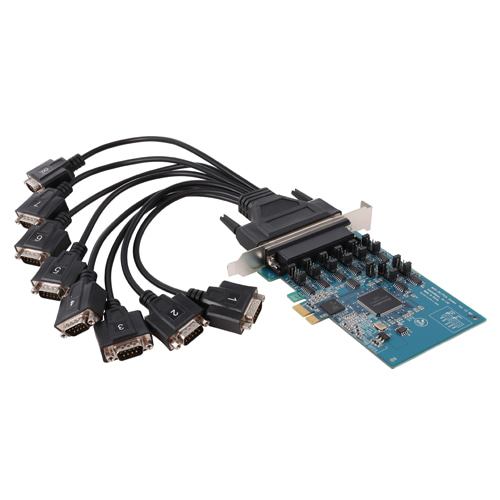 Systembase 시스템베이스 Multi-8C/PCIe COMBO 케이블 8포트 RS422/RS485 PCI Express 시리얼 통신 카드