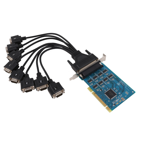 Systembase 시스템베이스 Multi-8C/PCI RS232 케이블 8포트 RS232 PCI 통신 카드