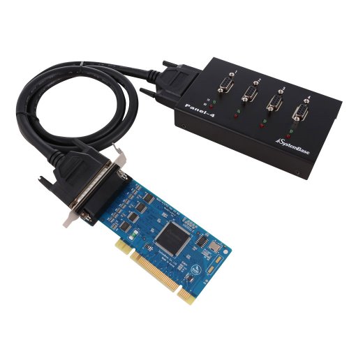 Systembase 시스템베이스 Multi-4/LPCI 232 4포트 RS232 PCI 시리얼 통신 카드 (카드+패널)