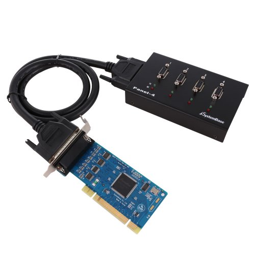 Systembase 시스템베이스 Multi-4/LPCI COMBO 4포트 RS422/RS485 PCI 시리얼 통신 카드 (카드+패널)