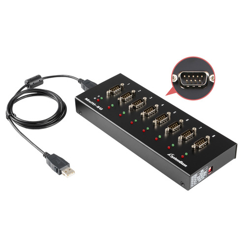 Systembase 시스템베이스 Multi-8/USB COMBO 8포트 USB to RS422/RS485 컨버터 DB9M