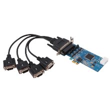Multi-4C/LPCIe RS232[시스템베이스 시리얼카드 전문, 시리얼통신, 슬림PC겸용, PCI Express, 케이블타입, RS232]